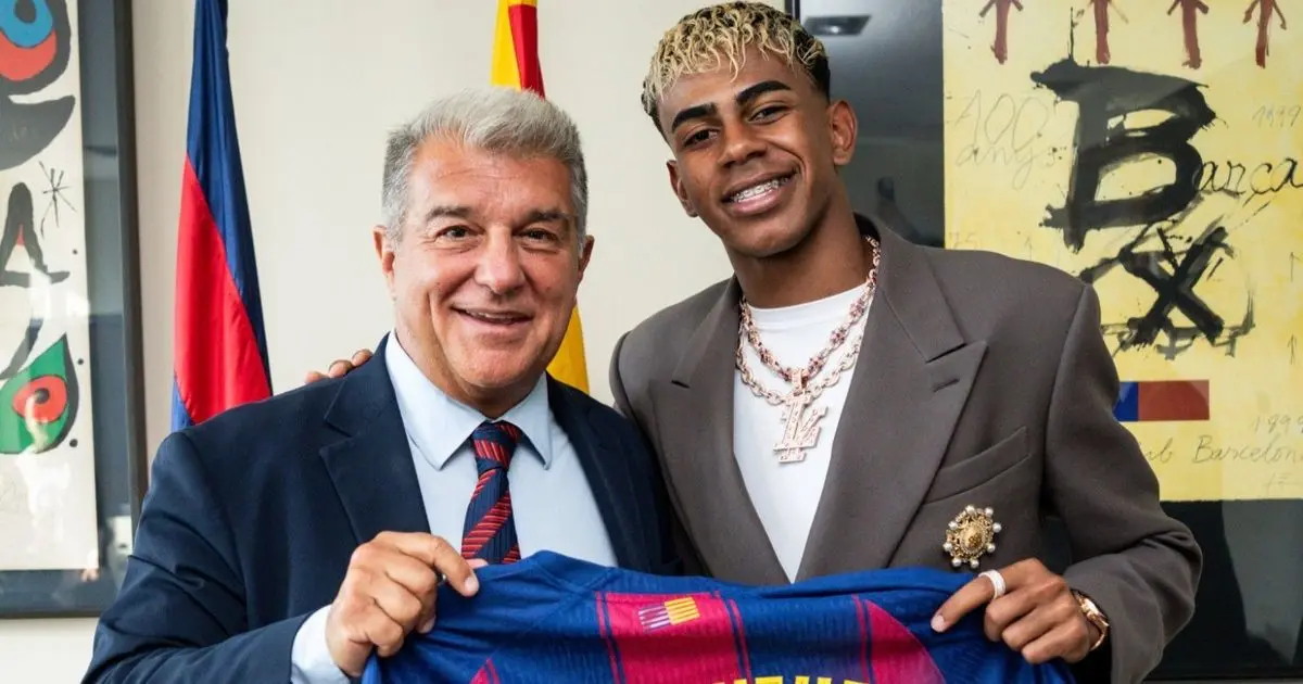 من هو النادي الذي عرض 250 مليون يورو لشراء لامين يامال من برشلونة؟