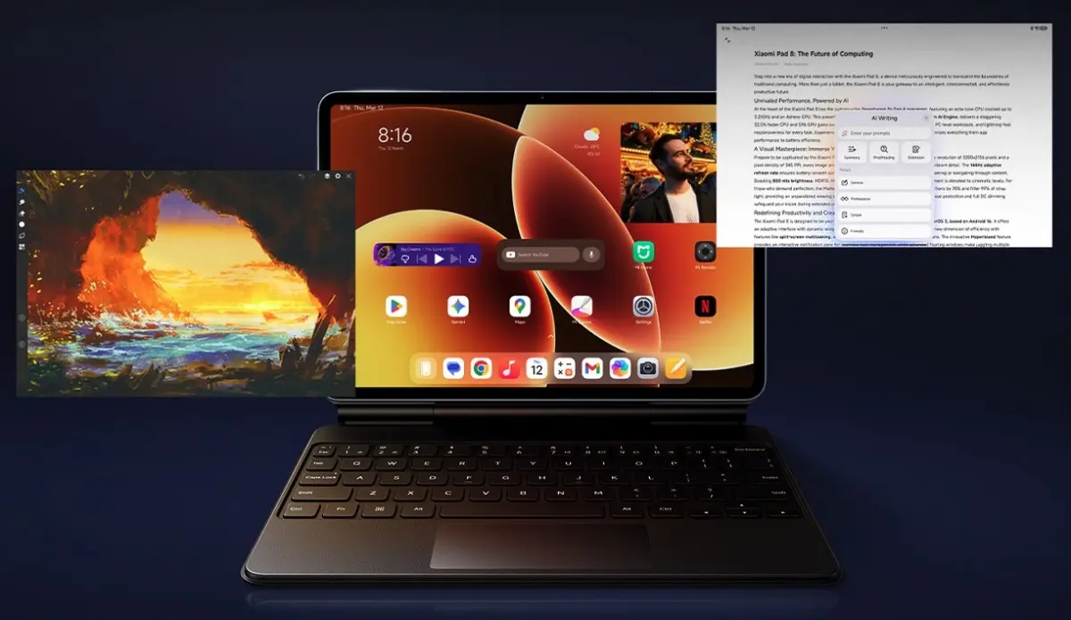 شاومي تحدد 28 فبراير موعدًا للإطلاق العالمي لجهاز Xiaomi Pad 8 - التقنية بلا حدود