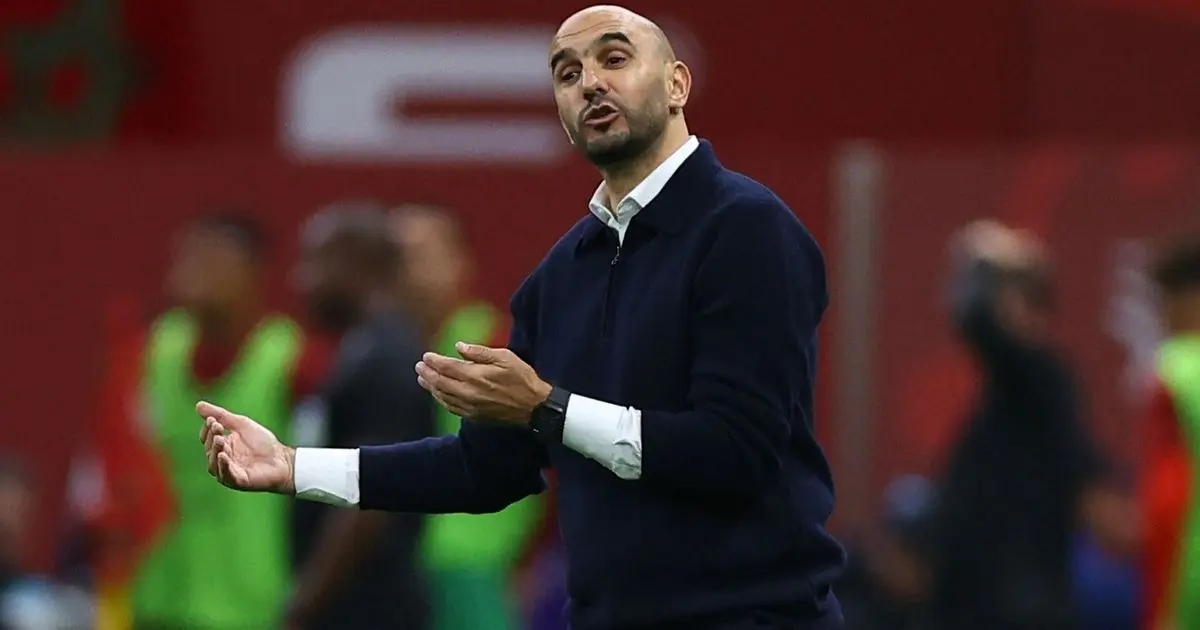الاتحاد المغربي ينفي مجدداً شائعات انفصاله عن المدرب وليد الركراكي