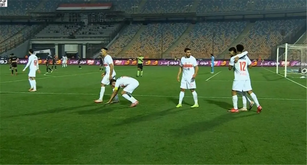 أحمد ربيع يسجل هدف الزمالك الثاني أمام زد