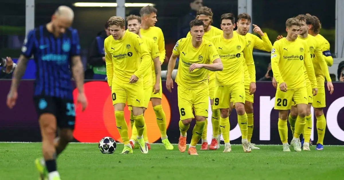 شاهد.. إنتر ميلان يودع دوري أبطال أوروبا على يد بودو غليمت النرويجي