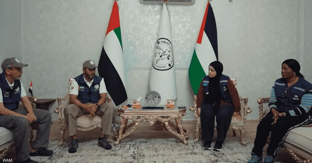 المستشفى الميداني الإماراتي بغزة يستقبل وفد "الصحة العالمية"
