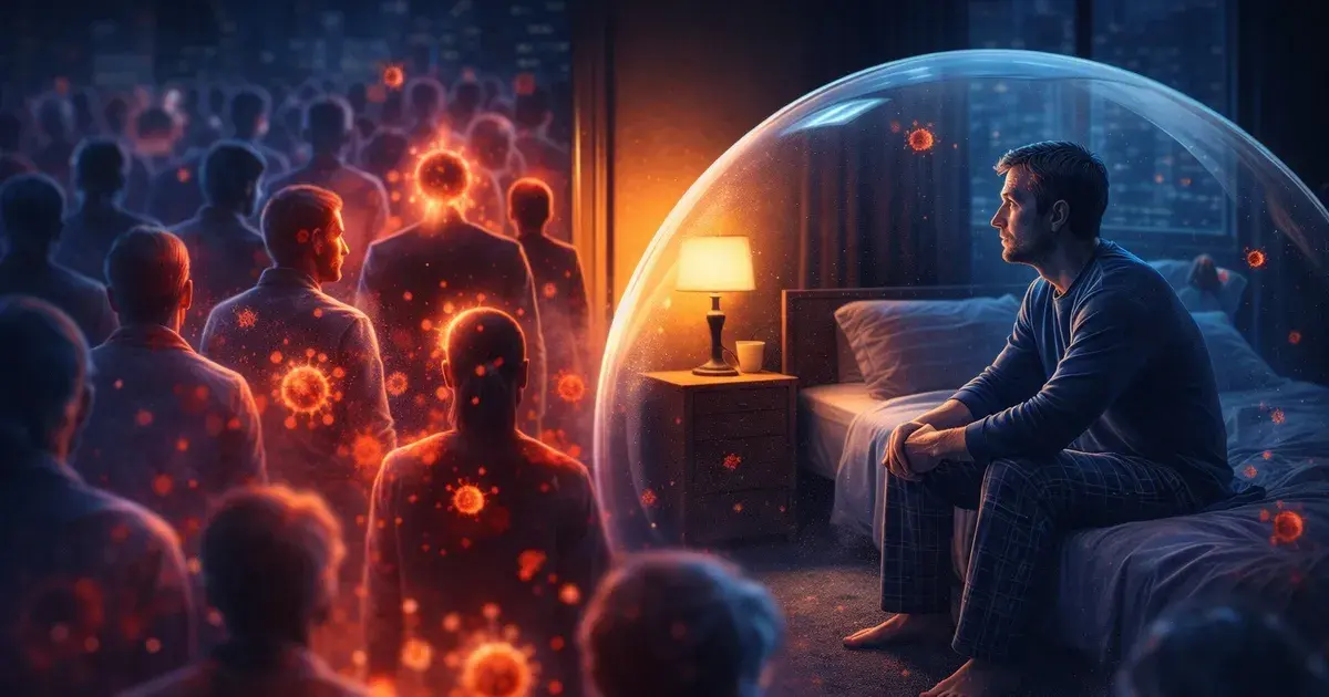 العزل الذاتي عند الإصابة بمرض معد يكفي لاحتواء الاوبئة