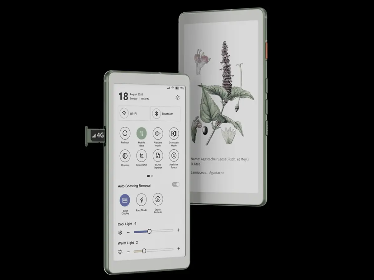 Viwoods تطلق قارئ إلكتروني جديد بنظام أندرويد وشاشة E Ink ملونة