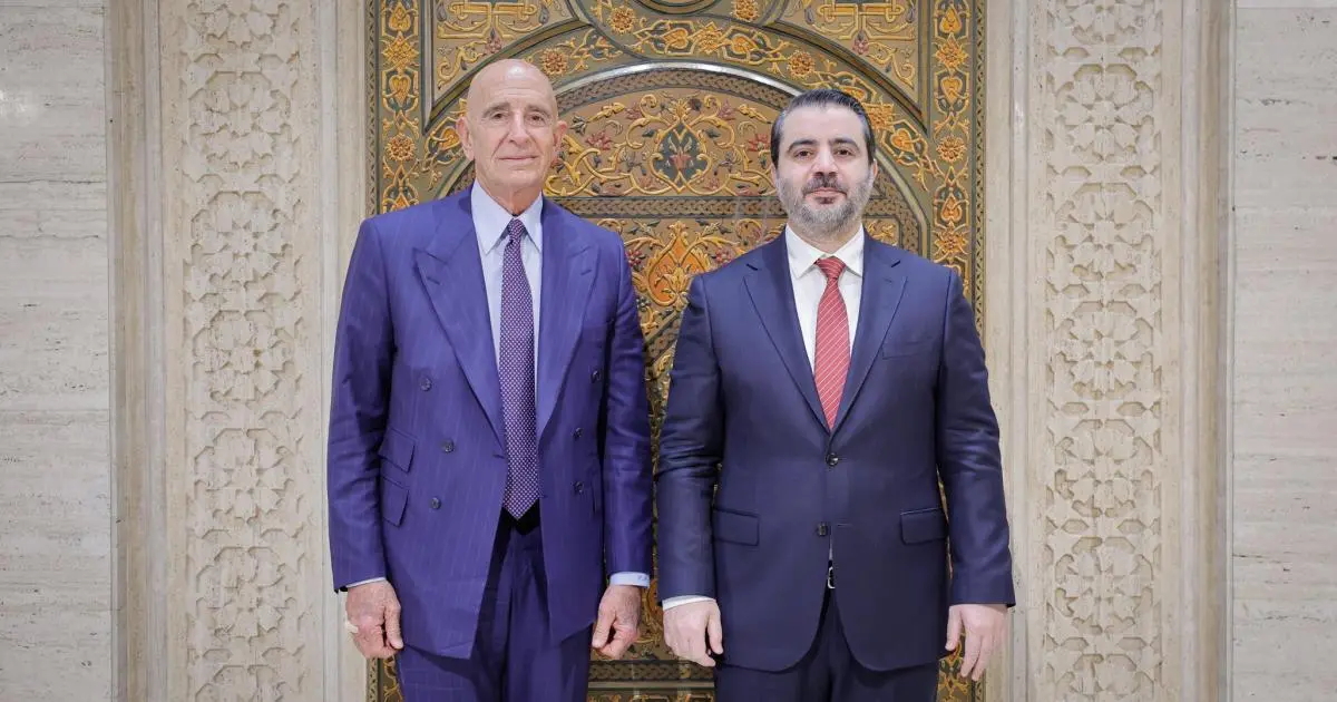 الشيباني وباراك يبحثان إعادة فتح السفارة الأمريكية في دمشق