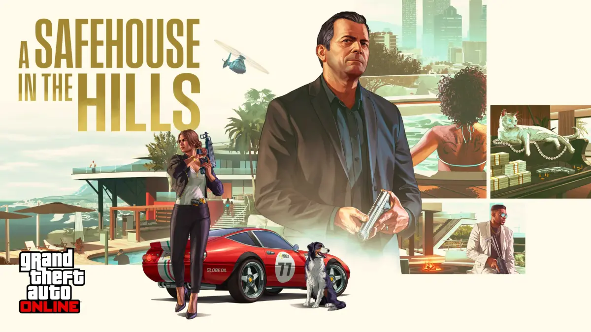 مايكل بطل محتوى GTA Online الجديد: A Safehouse in the Hills