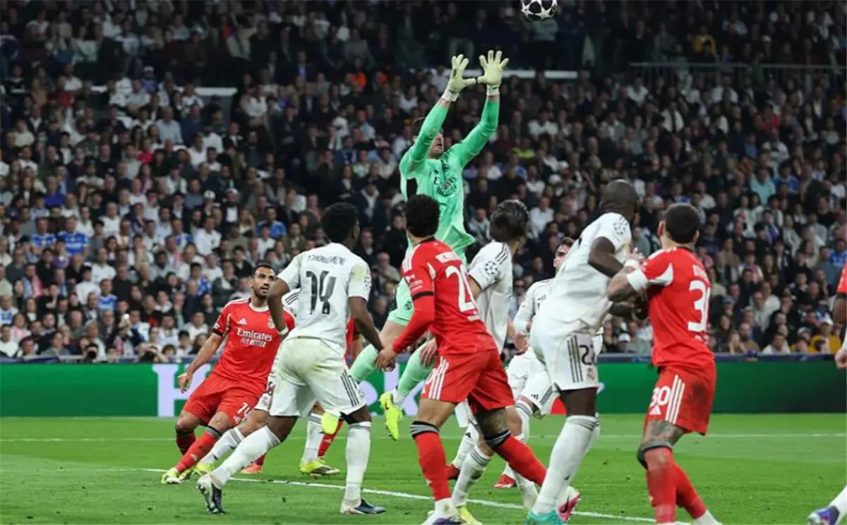 رجل مباراة ريال مدريد وبنفيكا في دوري أبطال أوروبا
