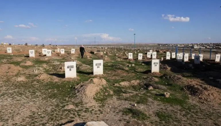 قبور مجاهيل الهول .. ألف جثمان تنتظر تحديد الهوية بسوريا