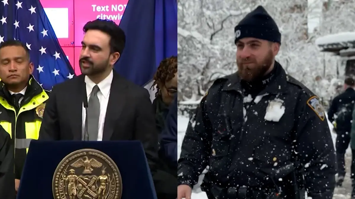 "تهمة جنائية".. زهران ممداني يعلق على فيديو رشق ضباط شرطة بكرات ثلج