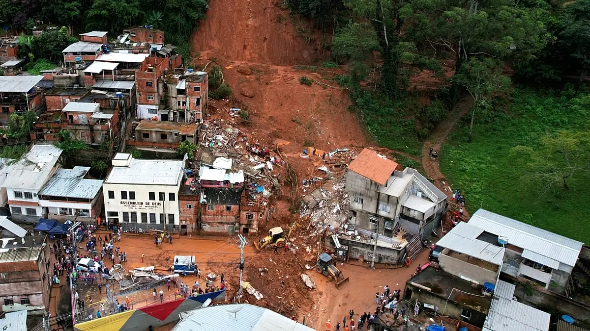فيديو. انهيارات أرضية في البرازيل: 43 مفقودا بعد أمطار غزيرة بولاية ميناس جيرايس