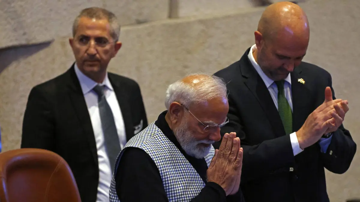 رئيس الوزراء الهندي أمام الكنيست: أعزي باسم الهند "ضحايا هجوم حماس الوحشي"