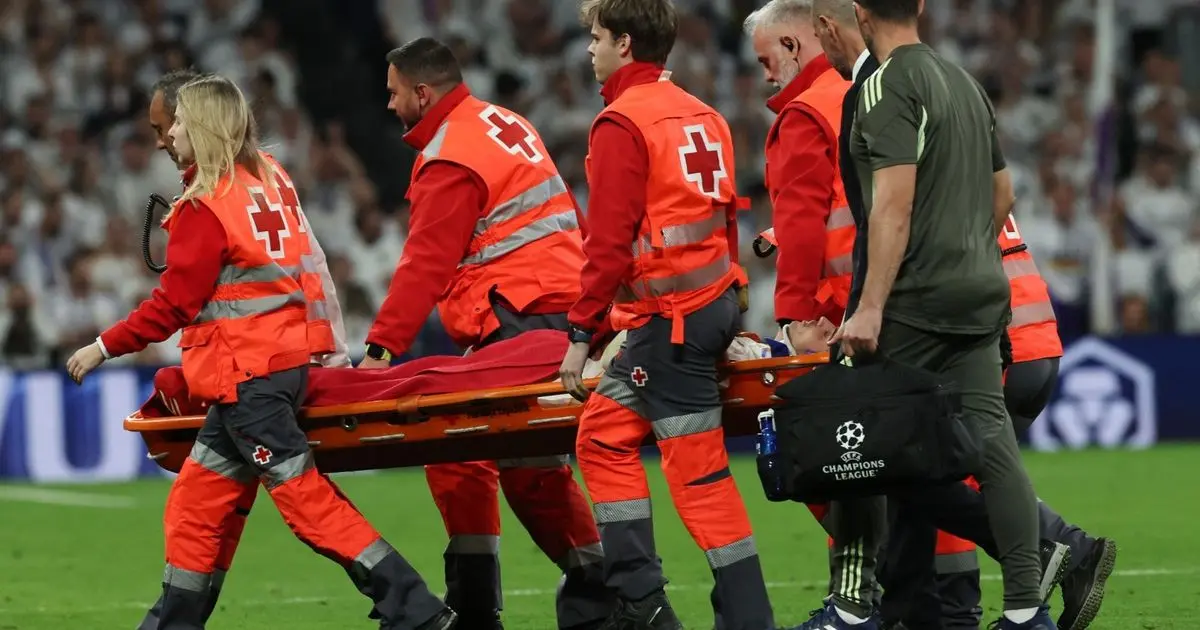 راؤول أسينسيو مدافع ريال مدريد يتعرض لإصابة قوية