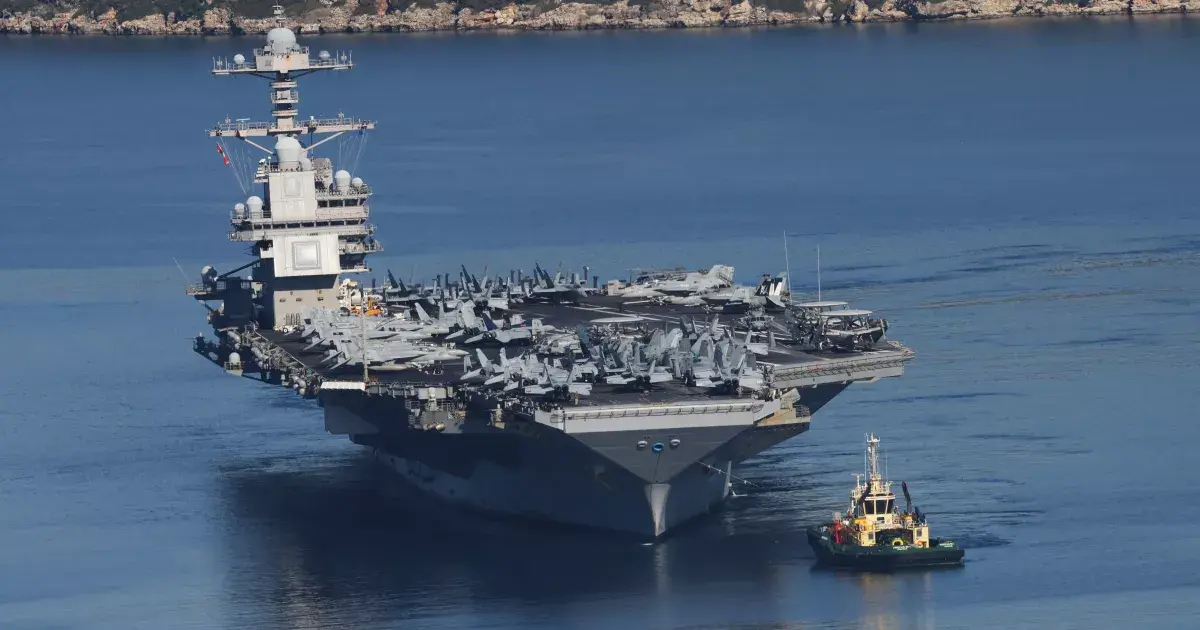 أكبر حاملة طائرات أمريكية تتجه نحو "إسرائيل"