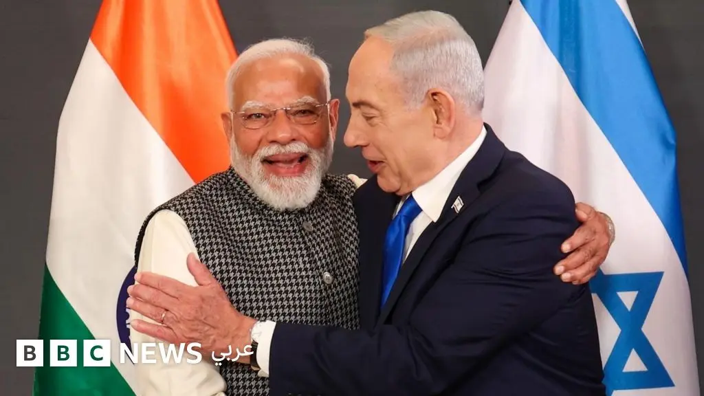 نتنياهو يستقبل مودي بحفاوة: ما هي رسالته إلى العالم؟ - BBC News عربي