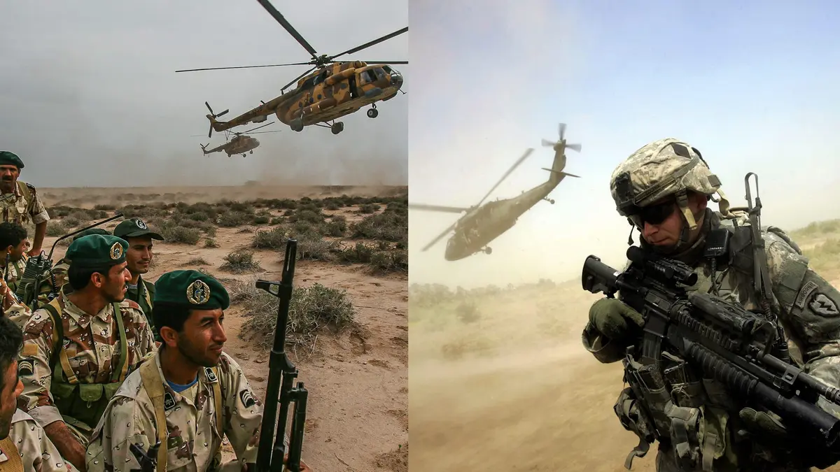 مقارنة بالأرقام بين قوة الجيش الأمريكي ونظيره الإيراني