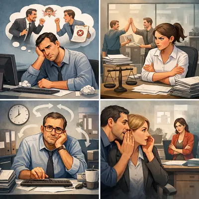 لماذا نجعل أنفسنا تعساء في العمل؟