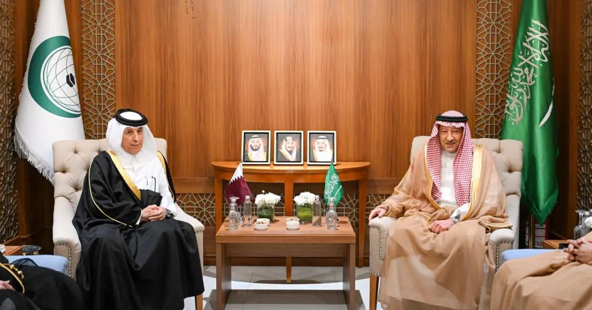 قطر والسعودية تبحثان التعاون والقضايا المشتركة