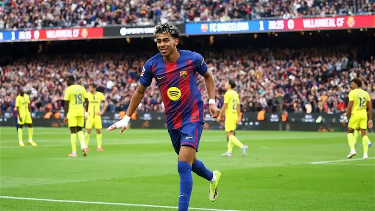 ترتيب هدافي الدوري الإسباني بعد هاتريك لامين يامال في مباراة برشلونة وفياريال