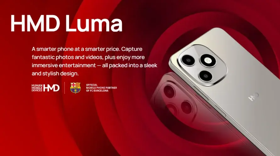 إطلاق HMD Luma 4G بمعالج Unisoc T615 وشاشة 6.67 بوصة HD+