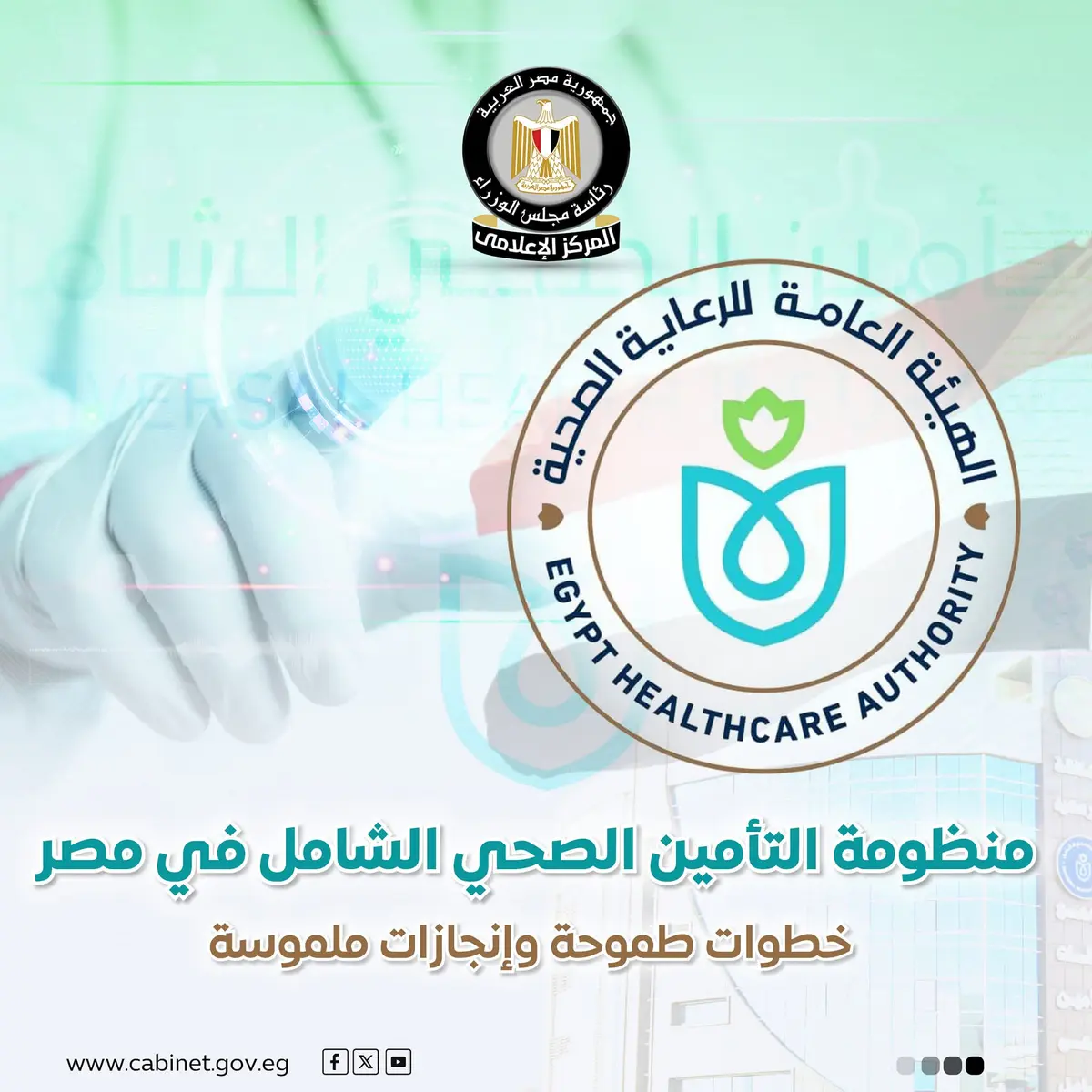 الرعاية الصحية:انطلاق المرحلة الثانية للتأمين الصحي الشامل من المنيا في أبريل المقبل