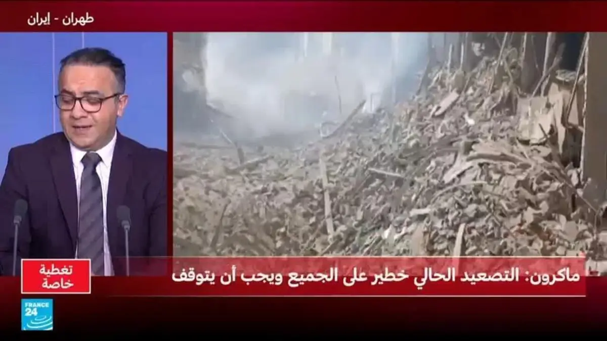 ماكرون: التصعيد الجاري خطير على الجميع و"ينبغي أن يتوقف"