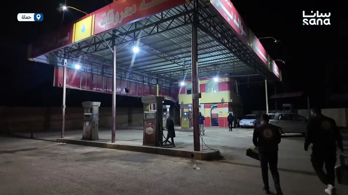 إغلاق محطة وقود في حماة بسبب التلاعب بعدادات التعبئة