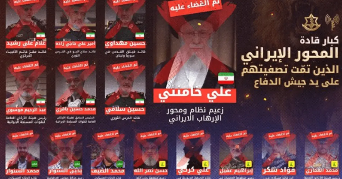 إسرائيل: بمقتل خامنئي صفينا الحساب مع قادة "محورِ الإرهاب"