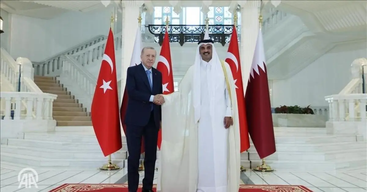 أردوغان يبحث مع رئيس الإمارات وأمير قطر هجمات إيران