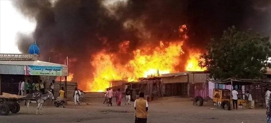 حريق يدمر أكثر من 1000 مأوى للنازحين بجنوب دارفور