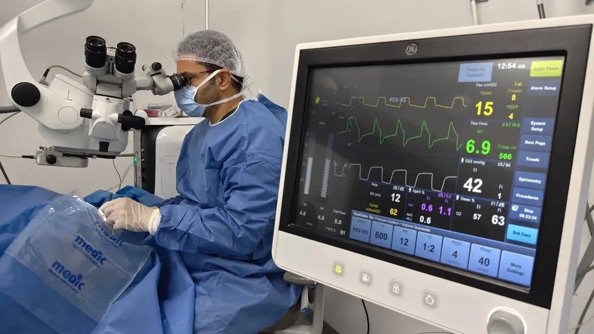 الرعاية الصحية تعلن نجاح جراحة مجهرية دقيقة لإنقاذ بصر بحار أوكراني بمستشفى الرمد التخصصي ببورسعيد