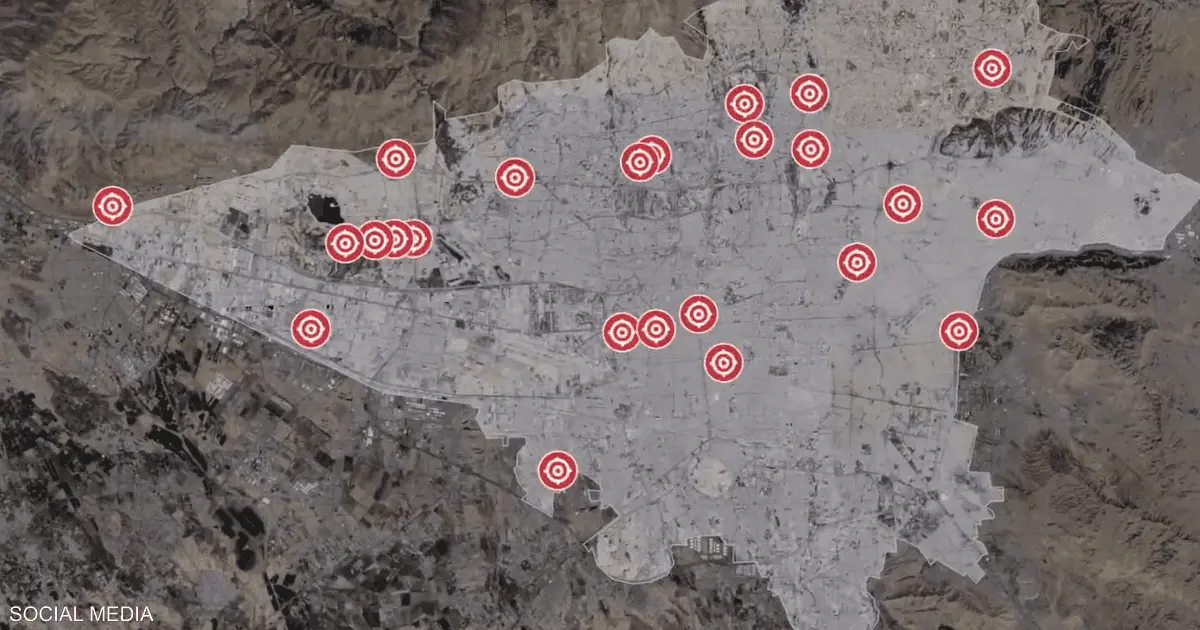 فيديو.. إسرائيل تضرب مقرات قيادة الأمن الداخلي في طهران