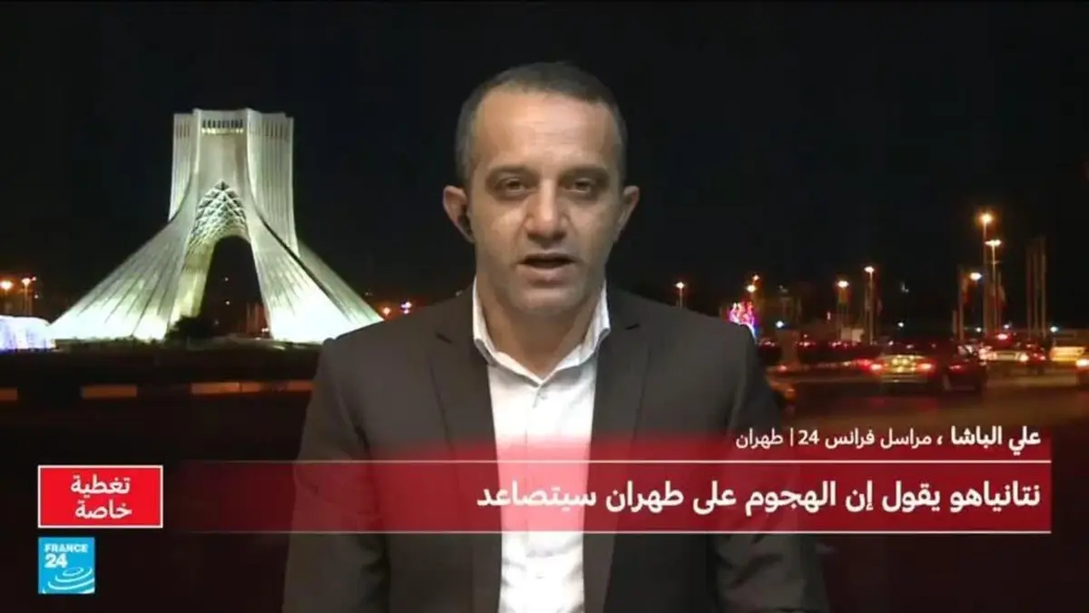 التلفزيون الرسمي الإيراني يقول إنه استهدف بضربات