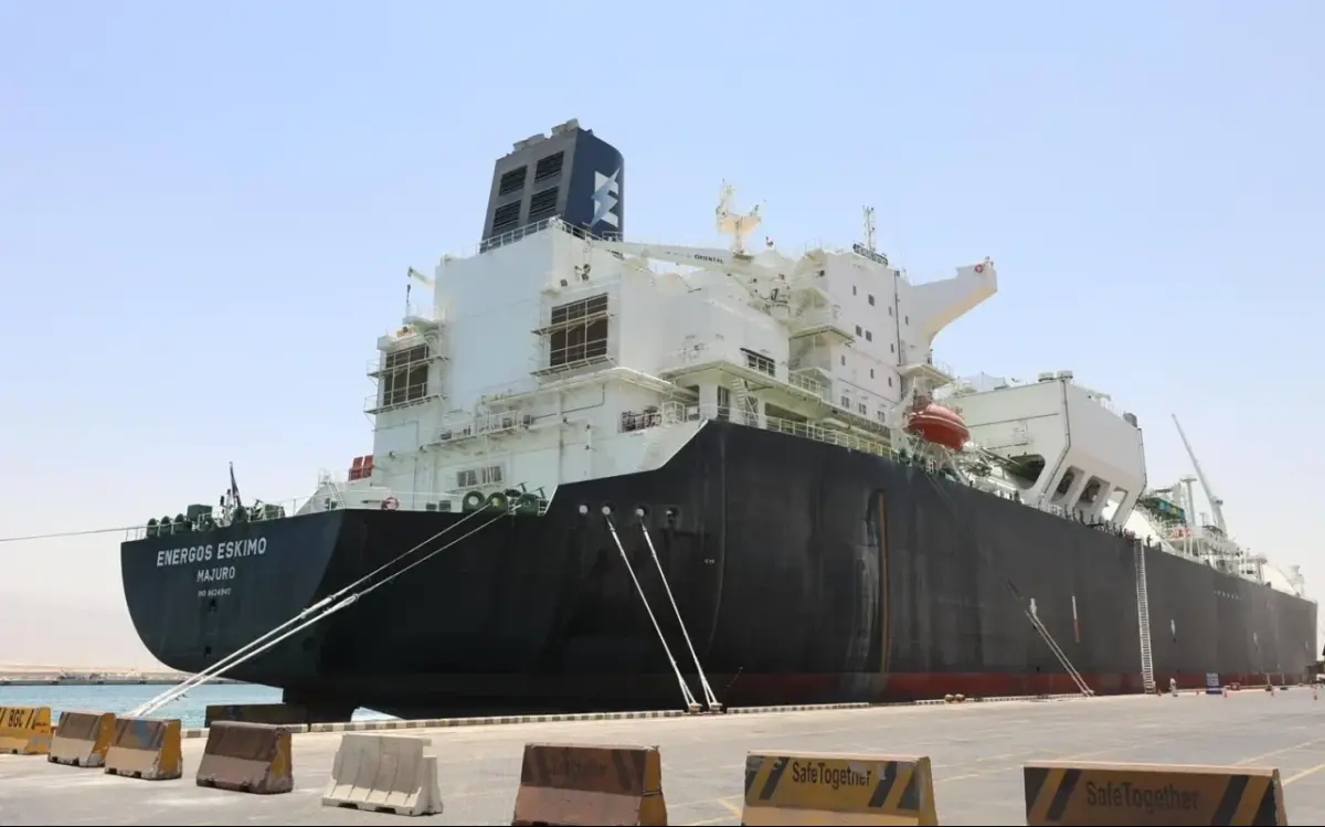 سفينة التغويز إنرغوس إسكيمو تتحرك باتجاه مصر - الطاقة