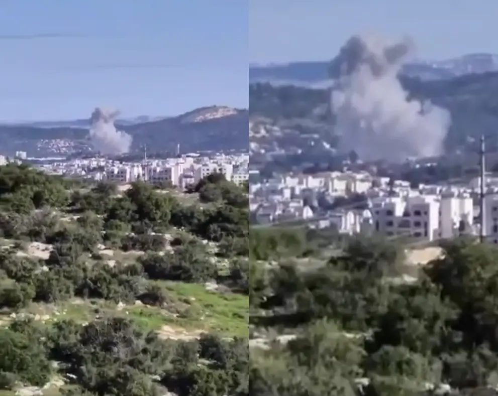 سقوط صاروخ إيراني بشكل مباشر في منطقة بيت شيمش غرب القدس