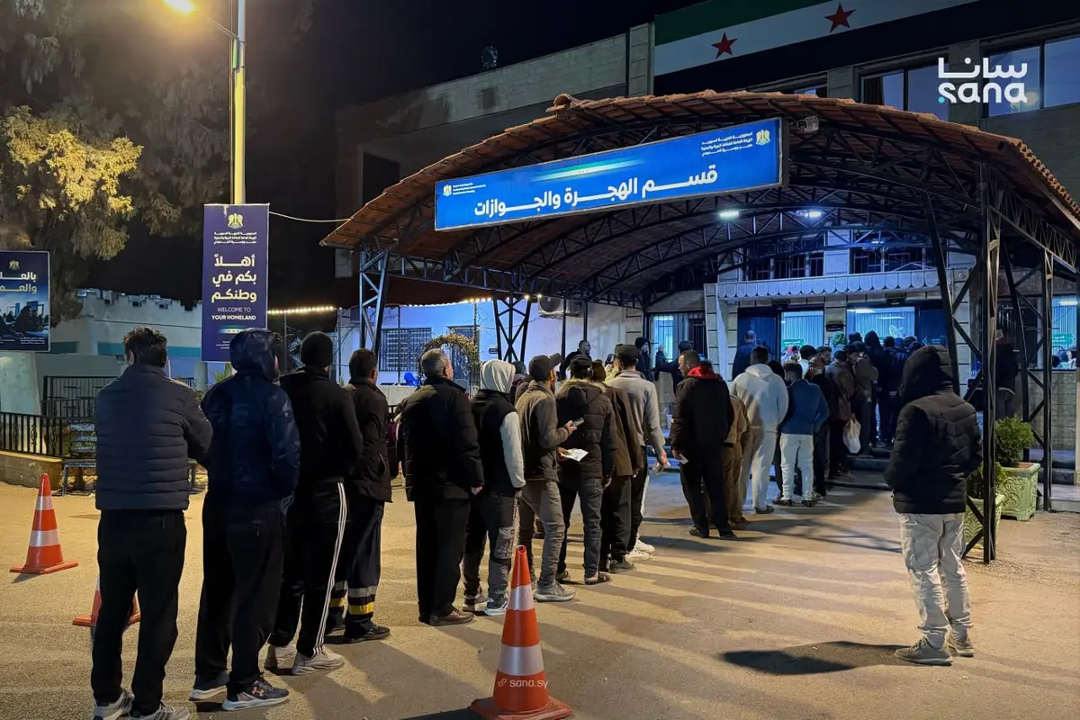 معبر جوسية الحدودي مع لبنان يشهد زيادة ملحوظة في أعداد السوريين العائدين إلى وطنهم