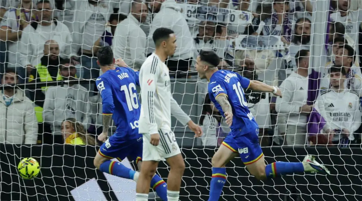 ترتيب الدوري الإسباني بعد هزيمة ريال مدريد أمام خيتافي