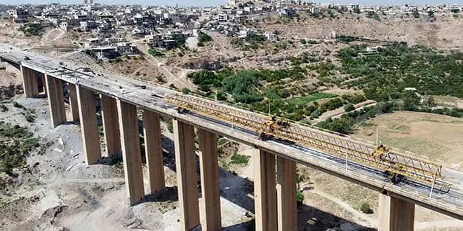 وزير الطوارئ: مشروع تأهيل جسر الرستن دخل مراحله النهائية