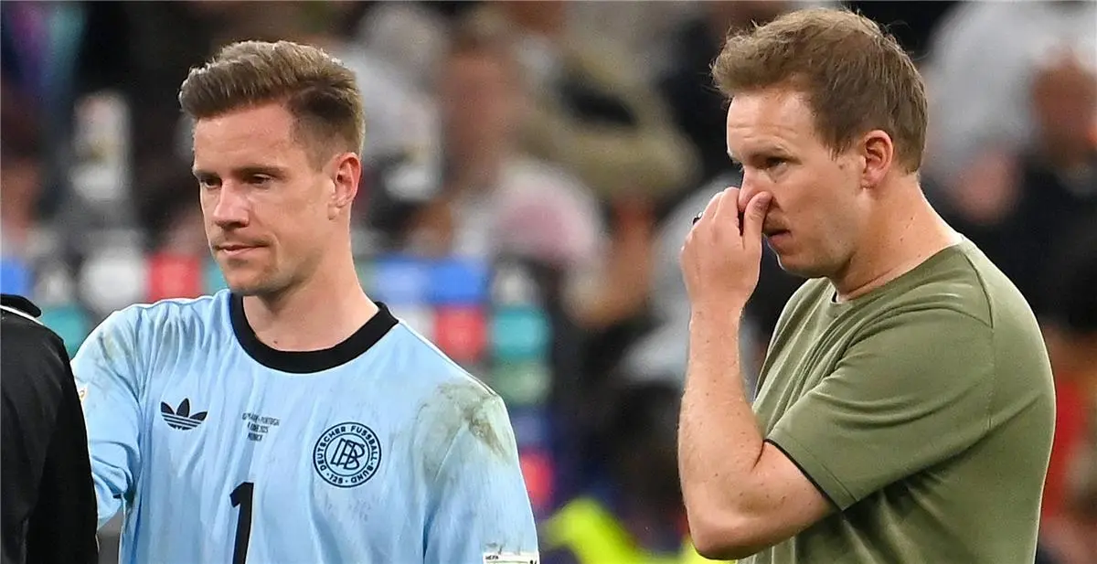 ناجيلسمان يتعاطف مع تير شتيجن: وضعه مأساوي