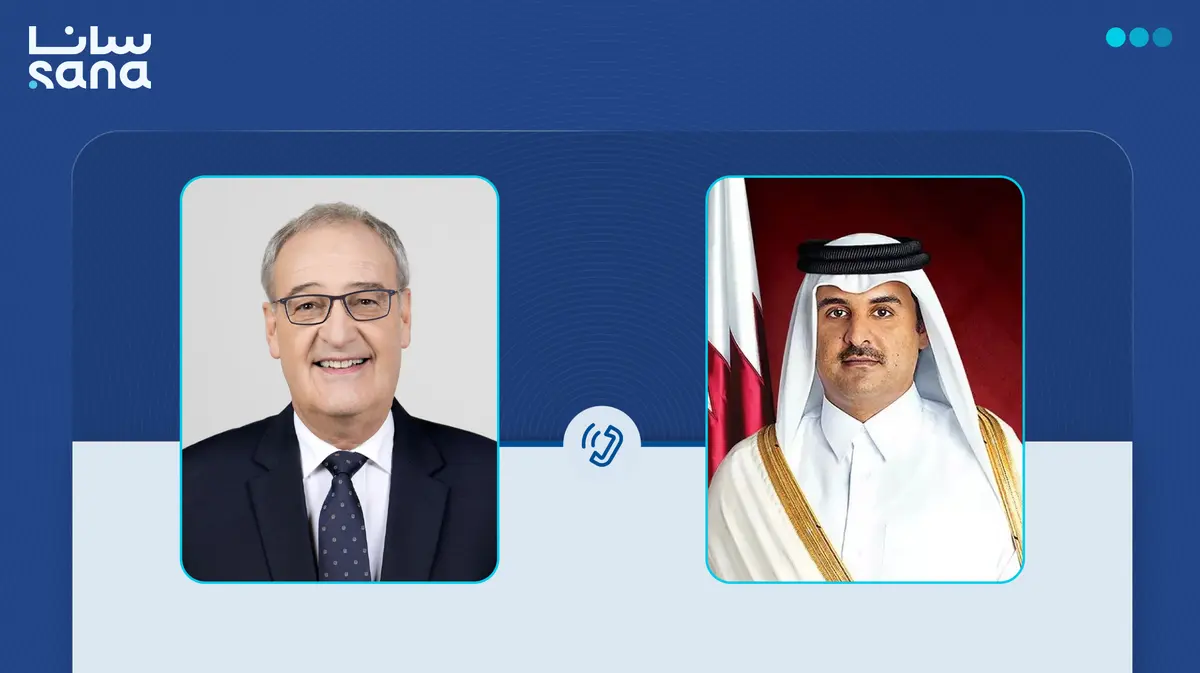 أمير قطر ورئيس الاتحاد السويسري يبحثان هاتفياً التطورات في المنطقة