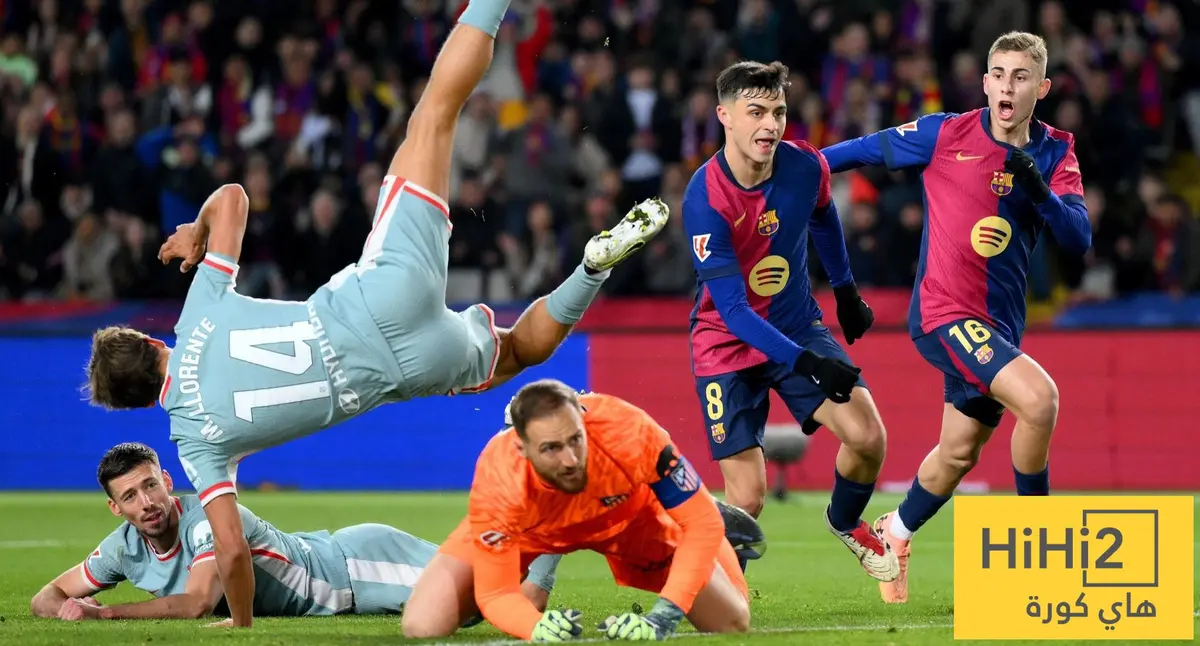 سجل برشلونة التاريخي ضد اتلتيكو مدريد