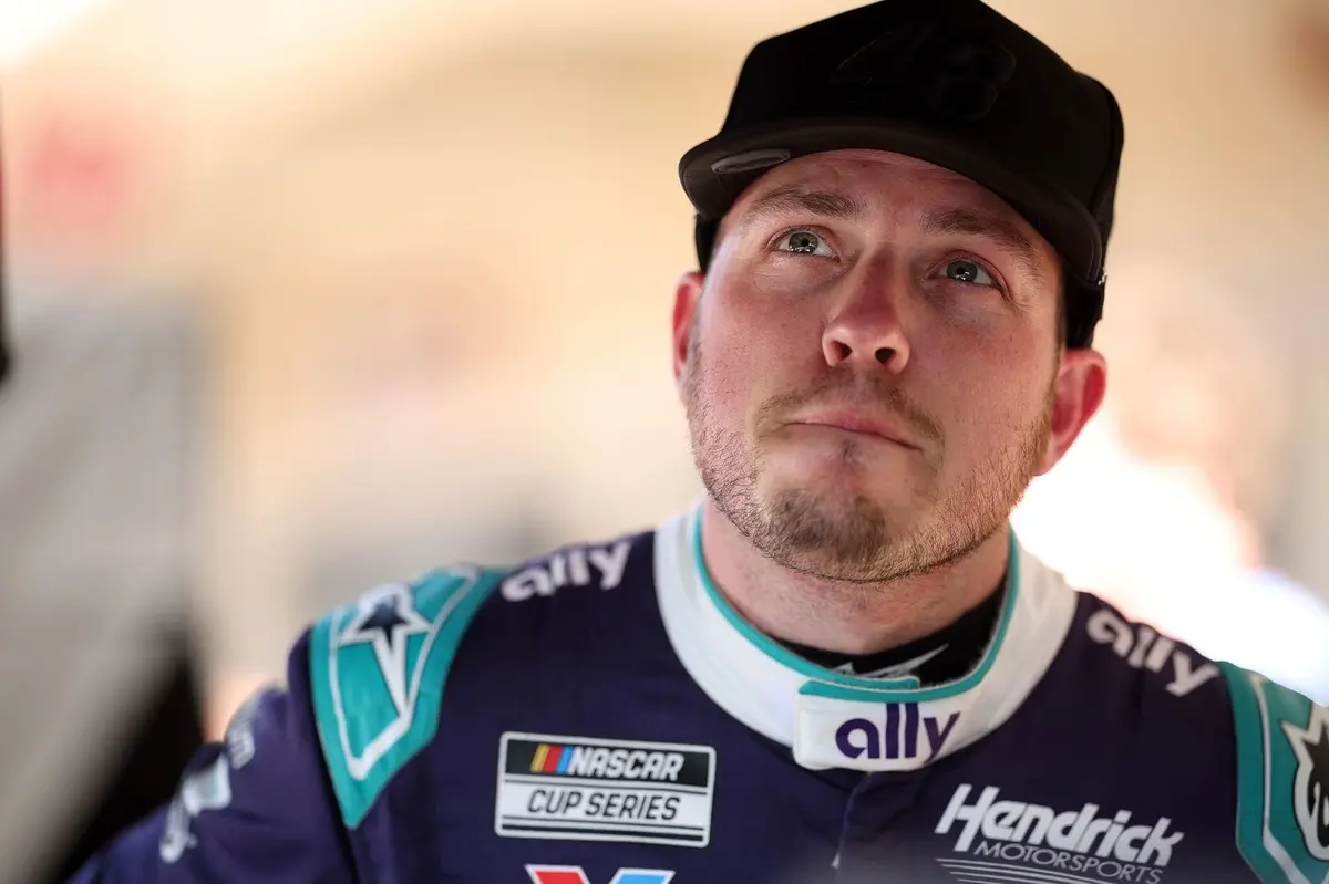 Alex Bowman forced to get out of car mid-race due to illness