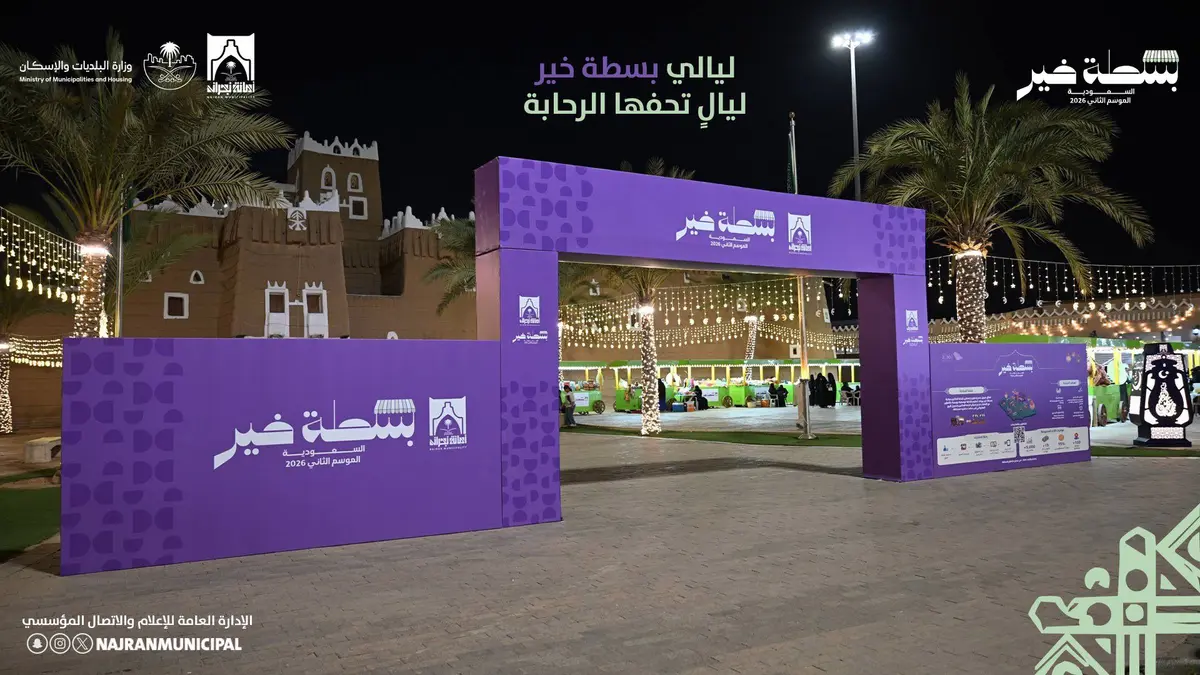 «بسطة خير السعودية».. إحياء ساحة قصر الإمارة التاريخي وتمكين المستفيدين بنجران