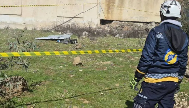 الدفاع المدني يستجيب لسقوط أجسام حربية في درعا والقنيطرة