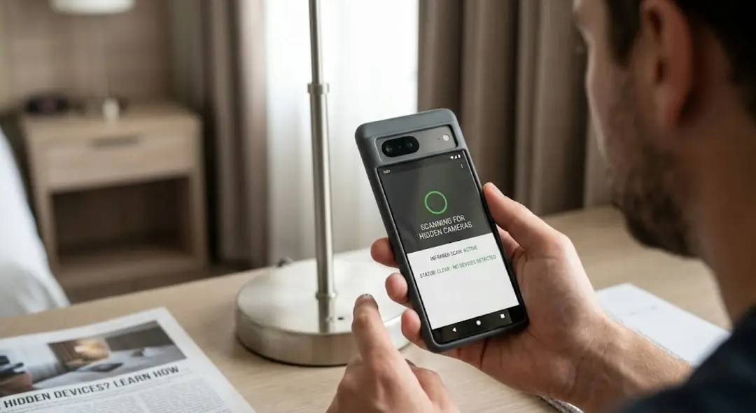 لا تحتاج معدات خاصة: كيف تستخدم هاتفك لاكتشاف الكاميرات الخفية؟