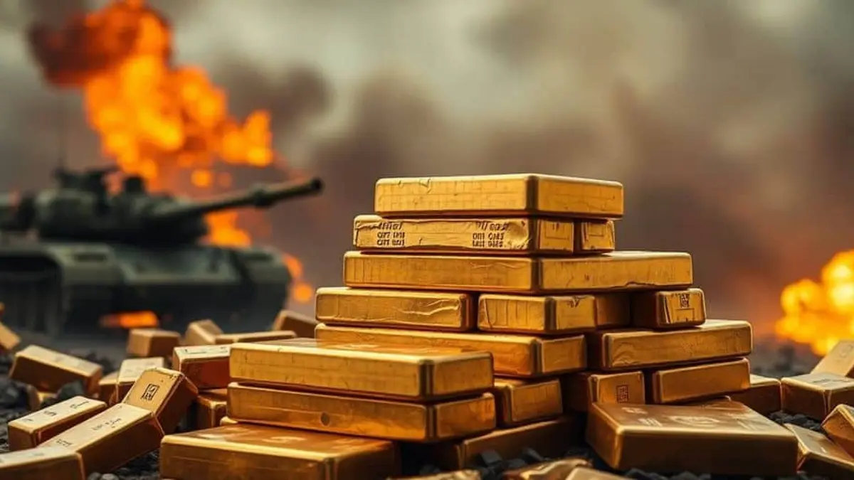 أسعار الذهب تتراجع أمام سطوة الدولار مع اشتعال نيران "حرب هرمز"