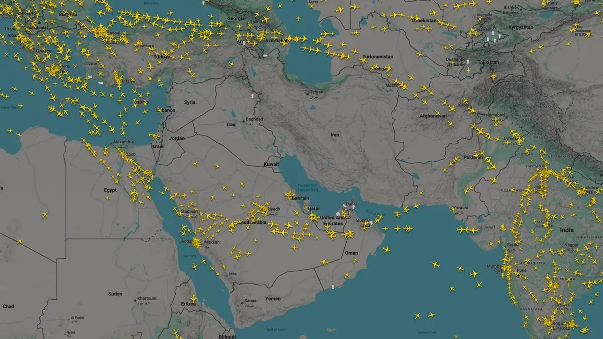 هكذا تؤثر عمليات إغلاق المجال الجوي بالشرق الأوسط على الطيران العالمي