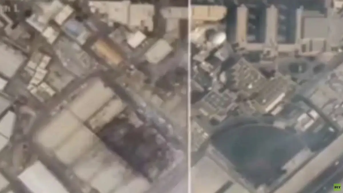 قطر.. القاعدة الأمريكية قبل وبعد الضربات الصاروخية الإيرانية