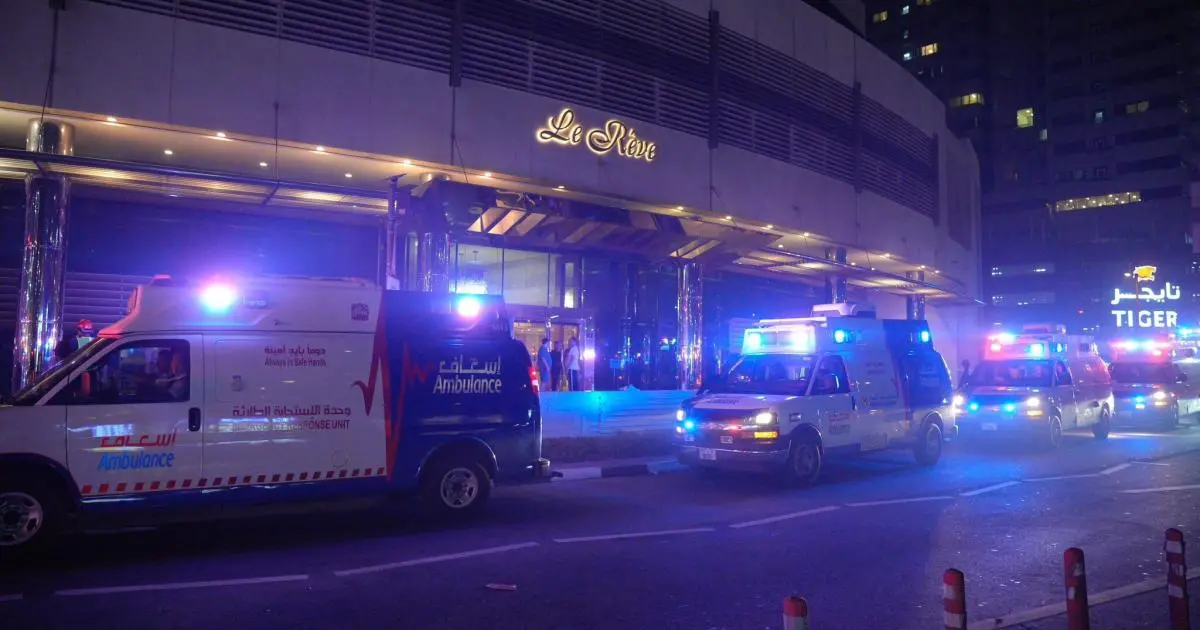 حريق بمحيط قنصلية أمريكا في دبي إثر استهداف بمسيرة