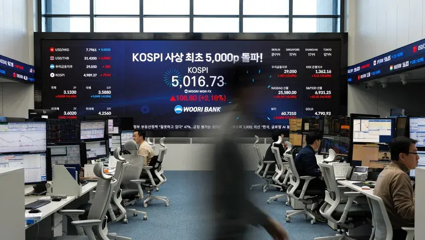 تراجع الأسهم الكورية 12% مع انخفاض سامسونج وإس كيه هاينكس