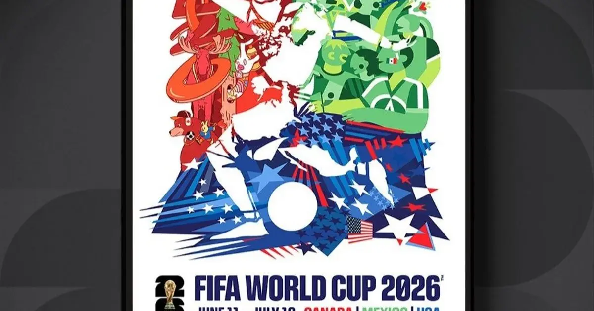 الكشف عن ملصق كأس العالم قبل 100 يوم على انطلاق العرس الكروي